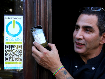 illustration de Paris NFC et Web mobile : gardez le contact avec votre restaurant